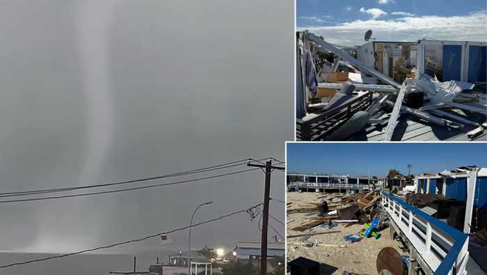 Un tornado impacta Long Island y causa daños considerables en Atlantic Beach
