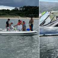 La policía de Suffolk rescata a 5 pescadores que se hundían en Long Island Sound
