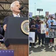 Trump elogia a Blakeman en su visita a Long Island y genera fuerte rechazo de defensores comunitarios