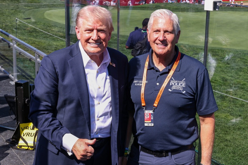 El presidente Trump visitará Nassau en plena campaña de Bruce Blakeman para gobernador