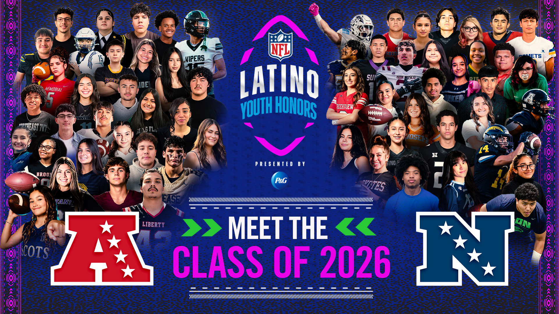 La NFL celebra a los mejores estudiantes-atletas latinos
