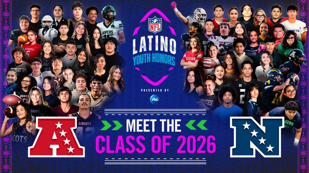 La NFL celebra a los mejores estudiantes-atletas latinos