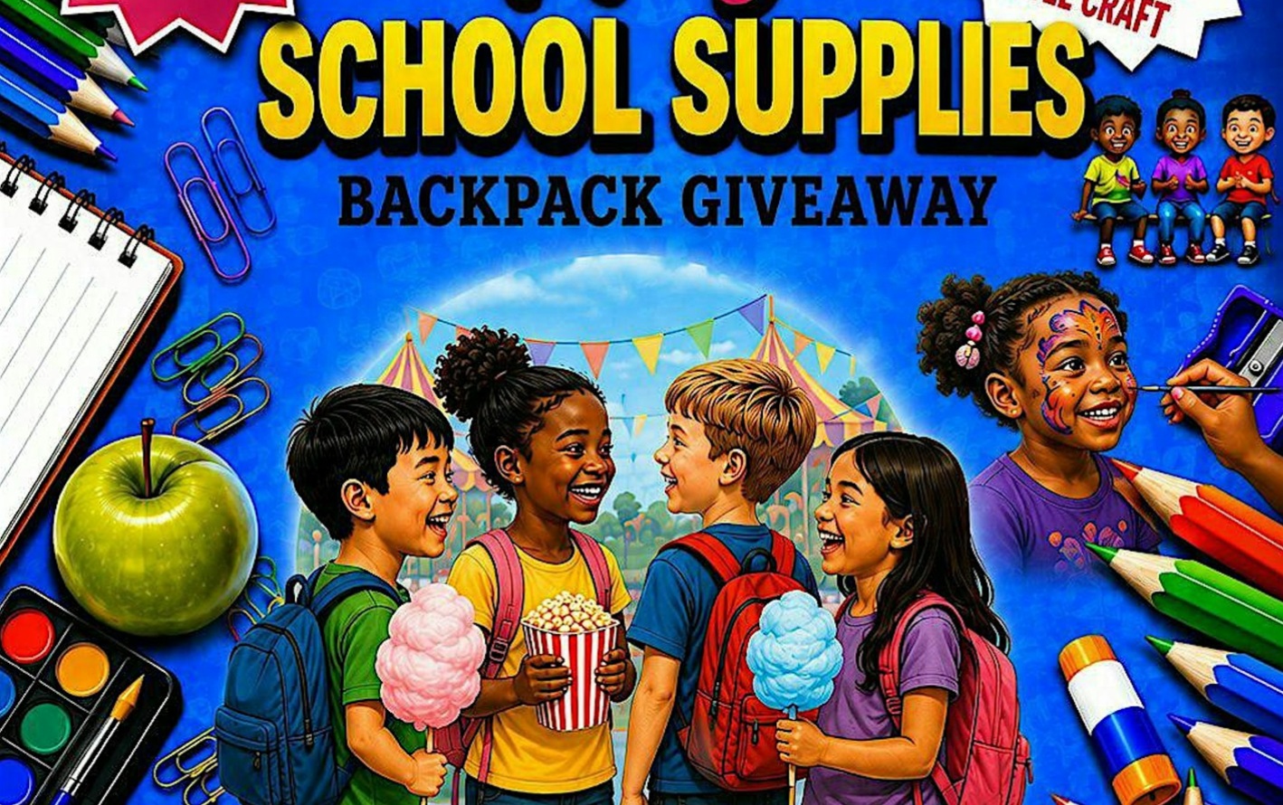 Invitan a fiesta comunitaria y entrega de mochilas para el regreso a clases en Lakeview