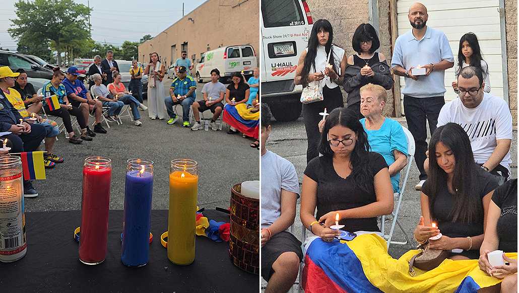 Long Island se une en oración y solidaridad con Colombia durante una vigilia comunitaria
