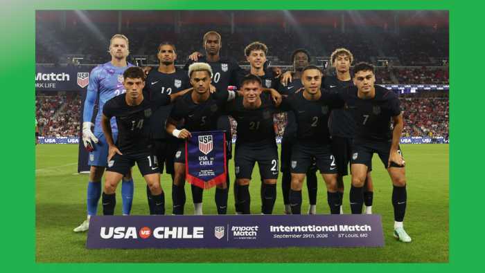 Estados Unidos perfecto golea 4-2 a Chile en partido que acabó en bronca