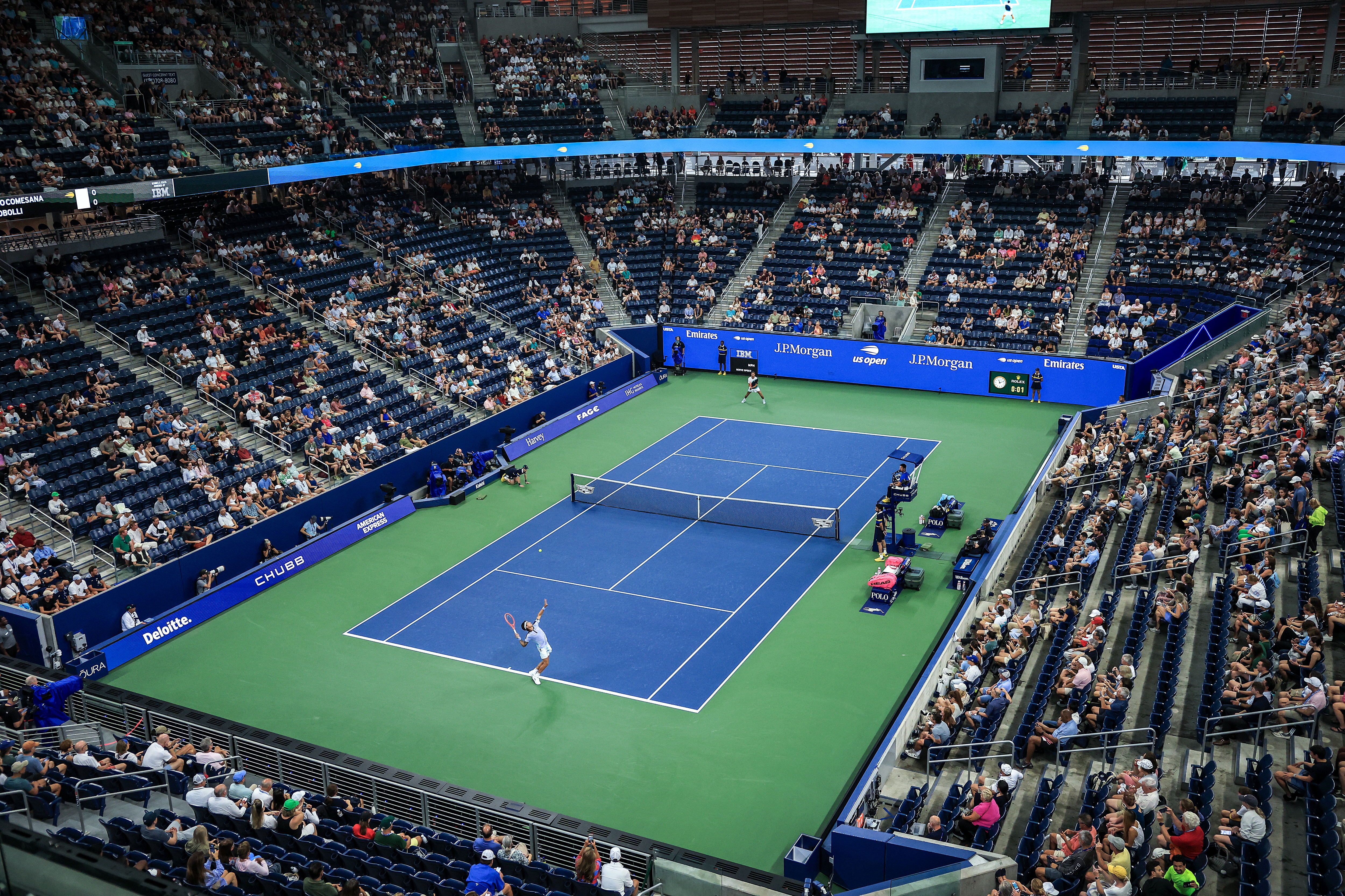 Raquetazos y emociones prenden el Abierto de Estados Unidos en Nueva York