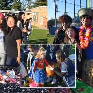 Disfraces y dulces en divertido evento "Safe Halloween" de East Meadow High School