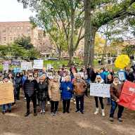 El mitin "No Kings" en Great Neck se centra en el voto y la seguridad electoral