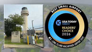 Long Island MacArthur Airport nombrado el mejor aeropuerto pequeño de Estados Unidos