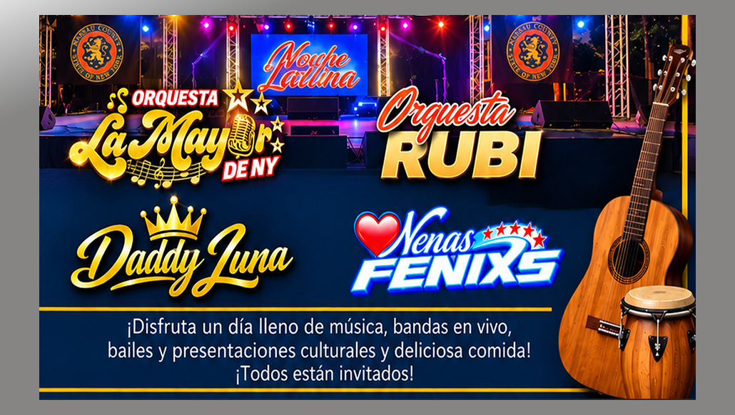 Condado de Nassau celebra “La Noche Latina” este domingo en el Eisenhower Park