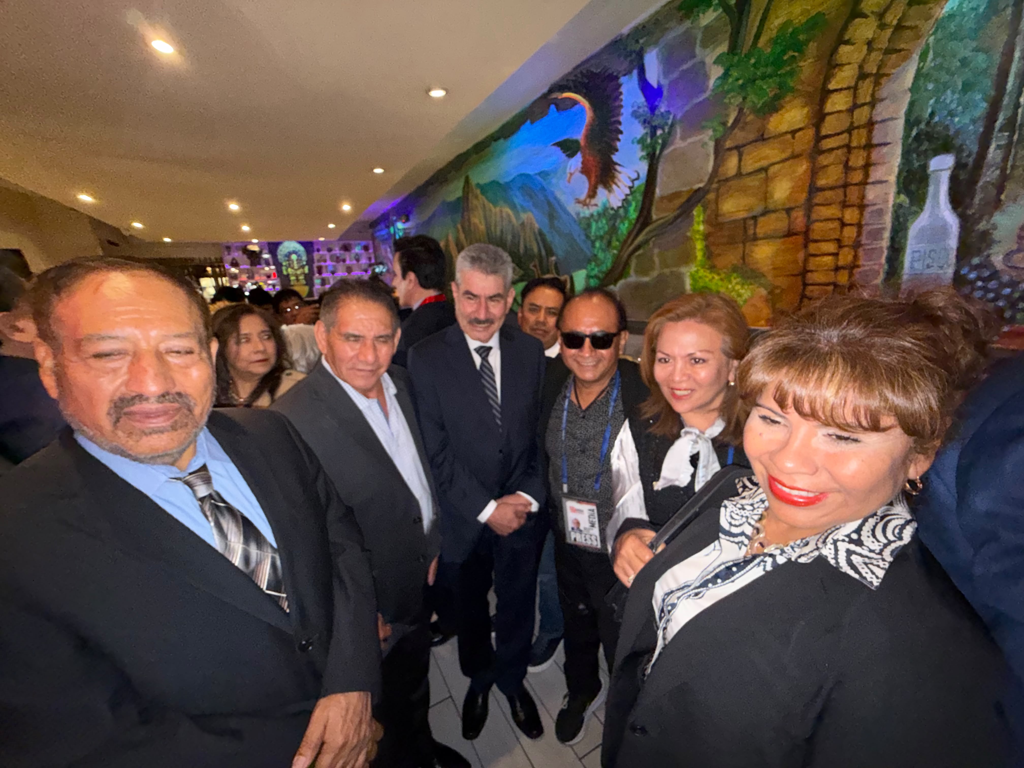 Canciller Carlos Espá se reunió con la prensa peruana de Nueva York y del Perú